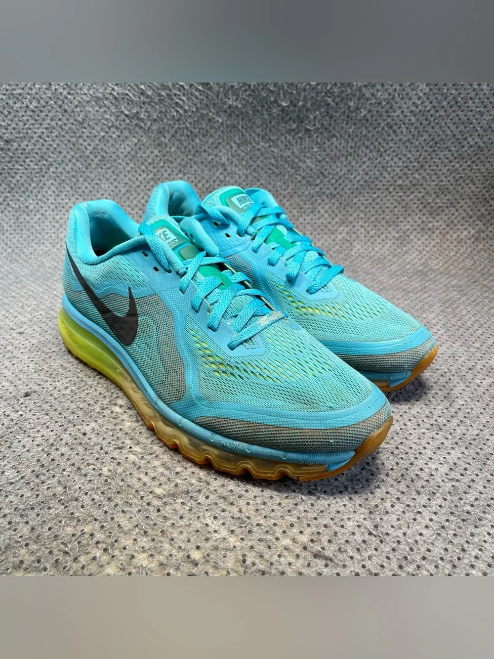 Nike Air Max 2014 Blue Running Shoes Size 12.5 Men’s